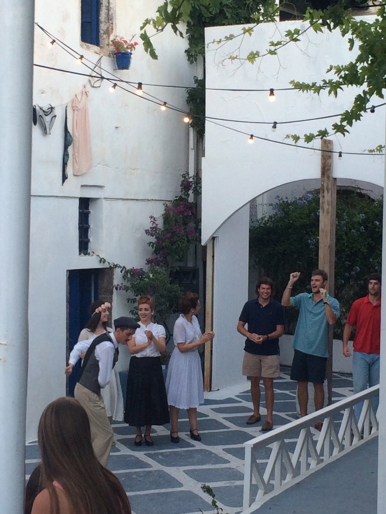 Students experience a Greek wedding