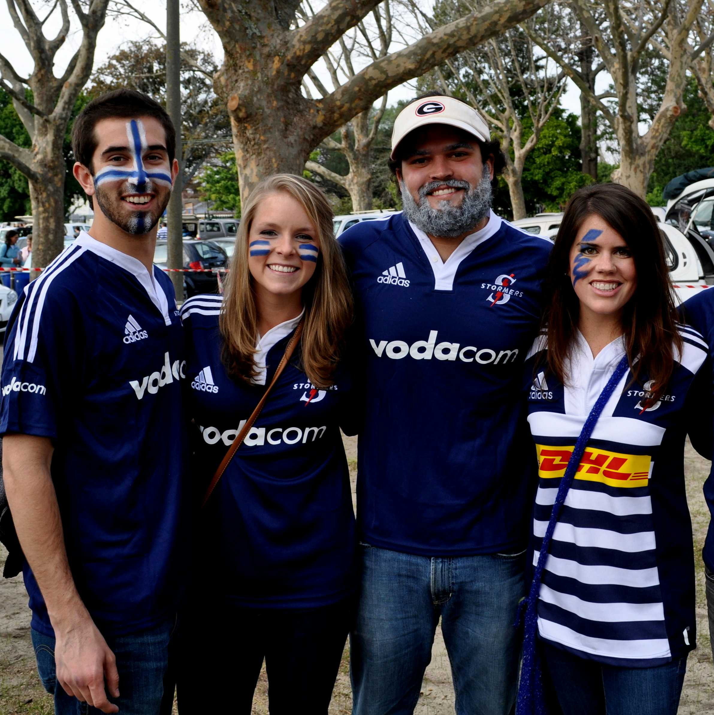 The team at a Stormers game in Cape Town The team at a Stormers game in Cape Town