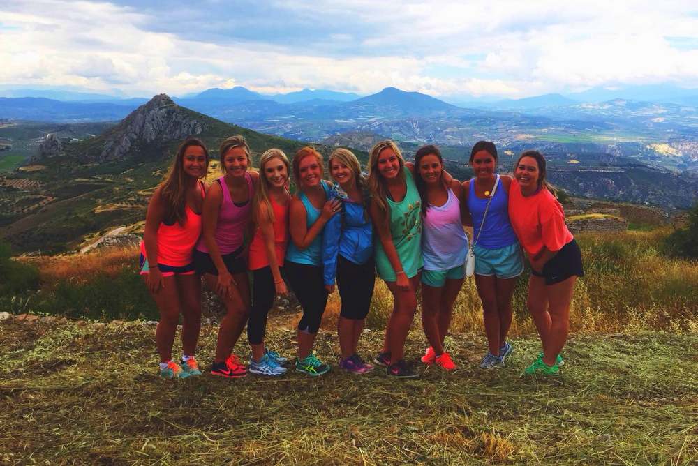 Making friends on Greece adventures