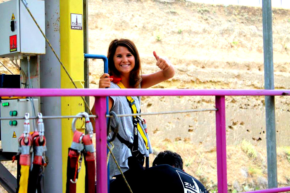 Madison ready to bungee jump