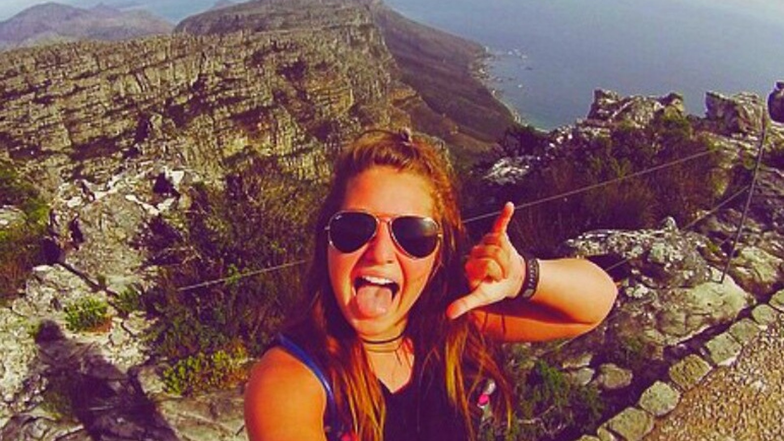 Julianna conquers Table Mountain