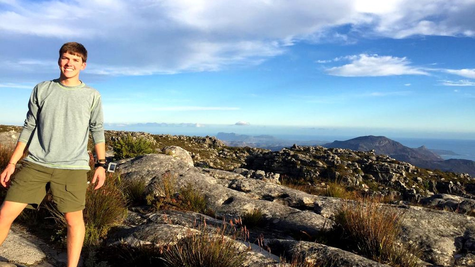 Matthew on Table Mountain