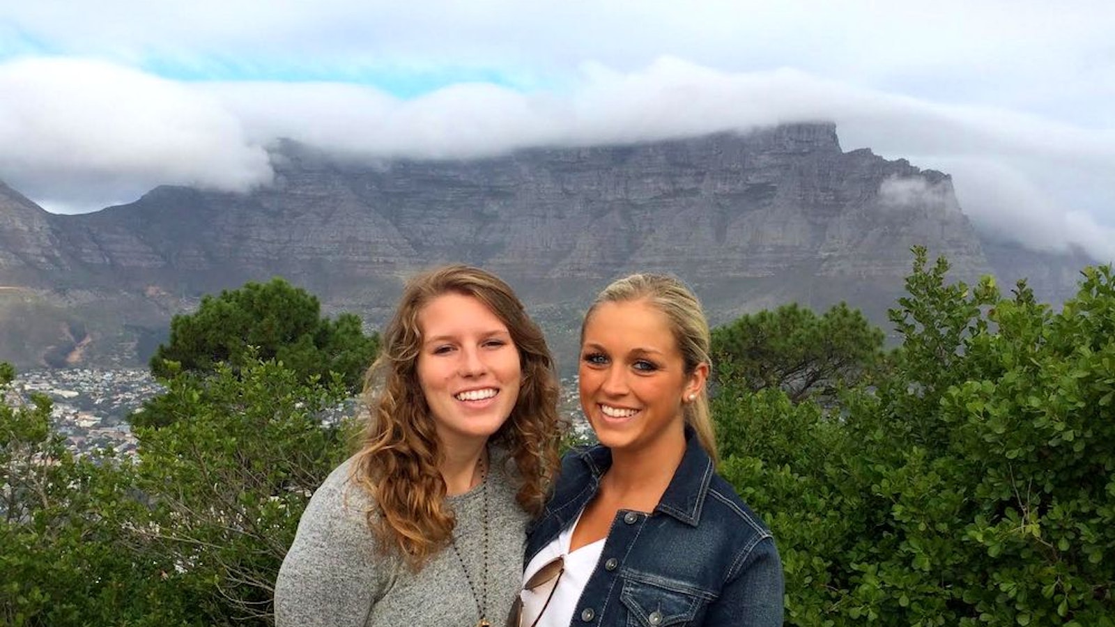 Enjoying the view of Table Mountain