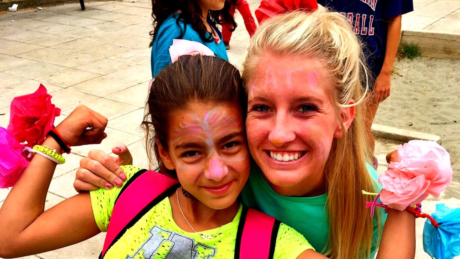 Katelyn enjoying service day
